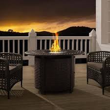Oval Aluminum Natural Gas Fire Pit