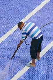 How to clean outdoor slate paving tiles. How To Clean The Pool Tile With A Pressure Washer