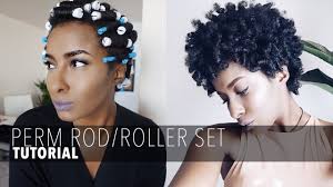 I generally leave my twists in for two days just to let my hair absorb everything that i put on it, after that i might put it a puff. Perm Rod Roller Set On Short Natural Hair Youtube