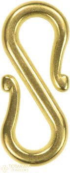 22k gold replacement s hook for chains