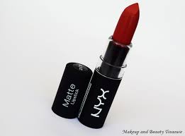 nyx matte lipstick in sierra review
