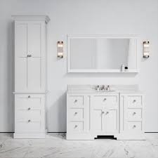 white floorstanding storage cabinet lusso