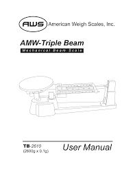 aws tb 2610 user manual manualzz