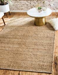 unique loom chunky jute rug natural 8
