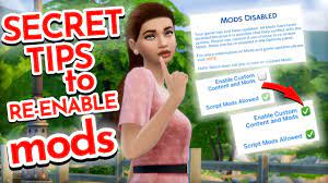 secret tips to fix sims 4 mods keep