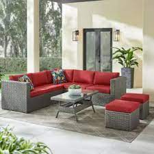Steel Wicker Patio Sectional For 599