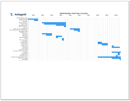 Free Excel Gantt Chart Template 2019 By Instagantt