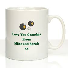 bowling gifts for grandad bowls mug