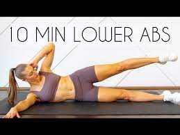 10 min lower abs workout no repeat no