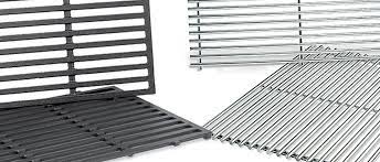 stainless steel grill grates vs cast