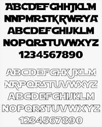 10 Different Star Wars Fonts Free There Is A Zip File At