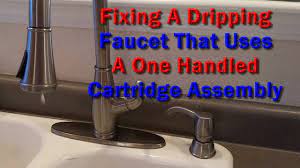 fix a one handle leaking faucet