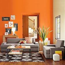 Orange Paint Color Ideas Living Room