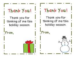 Holiday Thank You Cards Christmas Winter Holiday Note Card Templates