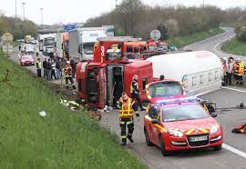 ACCIDENT. Mulhouse: un camion-citerne sur le flanc, l'A36 bloquée vers  l'Allemagne