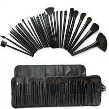 black purse 32 pc makeup brush set
