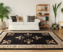 plush carved black area rug free