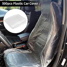 500pcs Clear Disposable Plastic Car