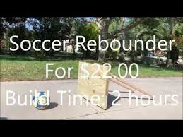 soccer ball rebounder wall diy for 22