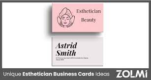 unique esthetician business cards ideas