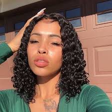 1 2 3 4 5 ). 8 10 12 14 Brazilian Short Curly 13x4 Lace Front Bob Wigs For Black Women 150 Densit Natural Hair Styles Curly Lace Front Wigs Curly Hair Styles Naturally