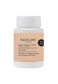 powered by collagen nail polish remover