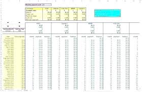 Debt Payoff Calculator Excel Student Loan Template