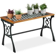 Relaxdays Rectangular Garden Table