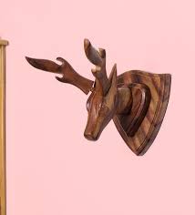 deer head wooden handicrafts