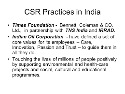 Social Responsibility and Developing Countries India CSR 