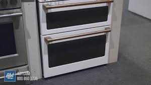 Ge general electric hotpoint gas range oven stove. Ge Cafe 30in Freestanding Double Gas Range Cgs750p4mw Youtube
