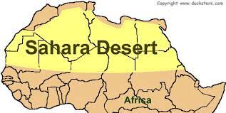 Location map of sahara desert. Ancient Africa For Kids Sahara Desert