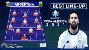Argentina vs chile starting lineup, predictions and live stream argentina will face chile in their first group stage match of copa america 2021 argentina and chile will be against each other in their first group stage match of copa america 2021. Argentina Line Up 2021 Copa America Argentina Best Line Up 2021 Conmebol Copa America 2021 Youtube