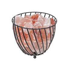 Salt Crystal Basket Lamp Universal Companies
