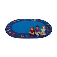 alphabet circletime rug oval