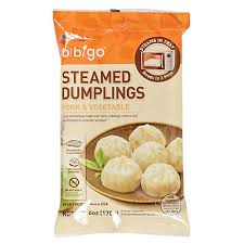bibigo steamed dumplings pork