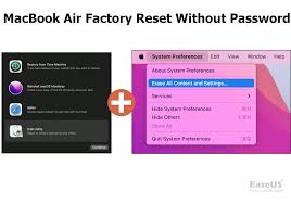 how to factory reset macbook air