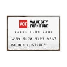 value city furniture credit card