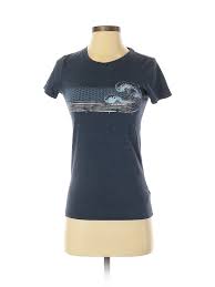 Details About Aeropostale Women Blue Short Sleeve T Shirt Sm Petite