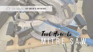 how to use a compound mitre saw diy
