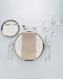 Start with a dinner plate, then place a salad plate or soup bowl (or both) on top. How To Set A Formal Dinner Table Martha Stewart