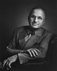 He had been fdr's third vice president for less than three months when fdr kicked the bucket, and truman succeeded him to the office. Harry S Truman Yousuf Karsh