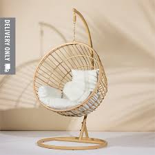 Bb B Outdoors Round Hanging Chair Natural