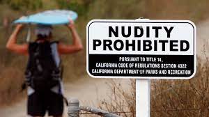 Can you be naked on your property