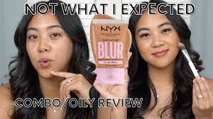 nyx bare with me blur skin tint
