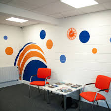office wall graphics for branding