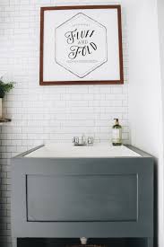 Quatrus r15 25 l x 22 w dual mount laundry sink this versatile laundry sink is. How To Hide Your Utility Sink Faux Cabinet Tutorial Within The Grove