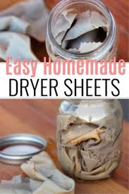 homemade dryer sheets easy diy dryer