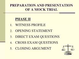 mock trial powerpoint presentation