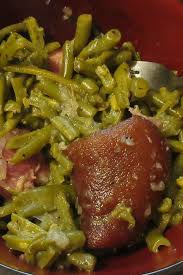 southern green beans with ham hocks